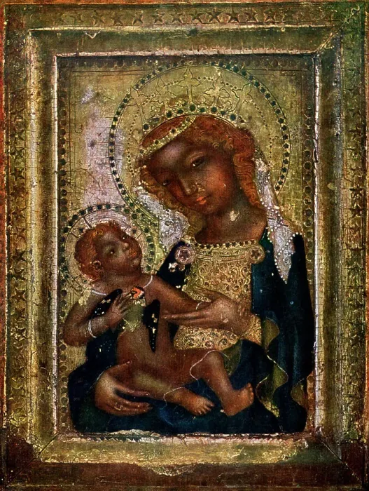 Framed Print : Rome Madonna, c1360 (1955) Framed Print : Rome Madonna, c1360 (1955)