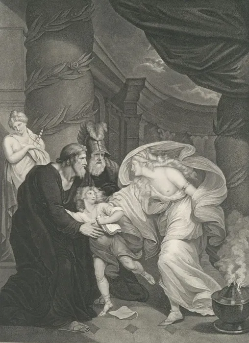 Framed Print : Rome, Tituss Garden-Lucius Pursued by Lavinia (Shakespeare Framed Print : Rome, Tituss Garden-Lucius Pursued by Lavinia (Shakespeare