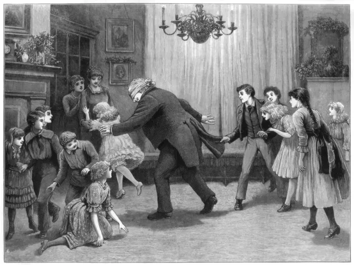 Framed Print : A Romp after Dinner, 1887. Artist: Henry Towneley Green Framed Print : A Romp after Dinner, 1887. Artist: Henry Towneley Green