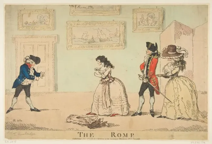 Framed Print : The Romp, January 3, 1786. Creator: R Rushworth Framed Print : The Romp, January 3, 1786. Creator: R Rushworth