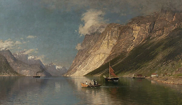 The Romsdal Fiord, 1877. Creator: Adelsteen Normann
