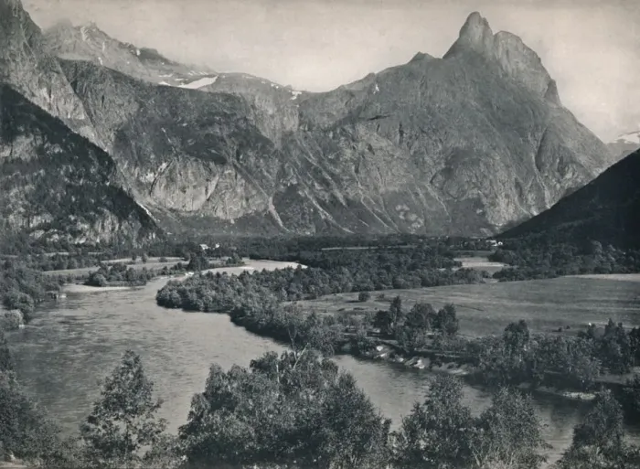 Framed Print : Romsdalshorn, 1914. Creator: Unknown Framed Print : Romsdalshorn, 1914. Creator: Unknown