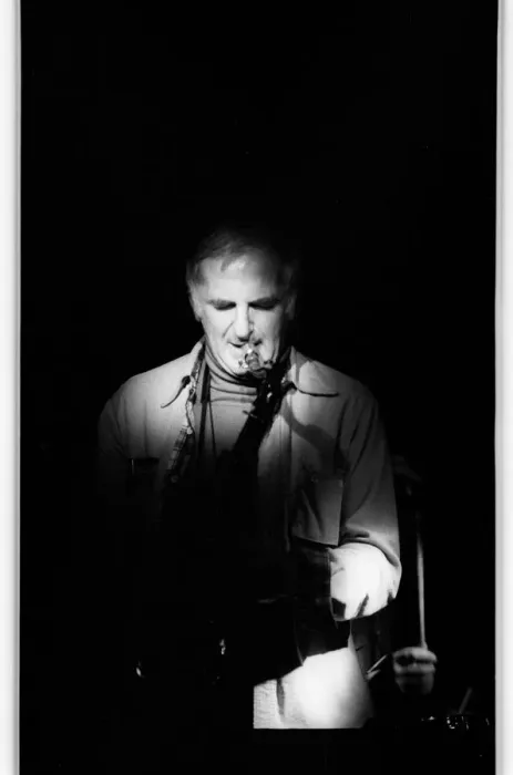 Framed Print : Ronnie Scott, Ronnie Scotts, 1978. Artist: Brian O Connor Framed Print : Ronnie Scott, Ronnie Scotts, 1978. Artist: Brian O Connor