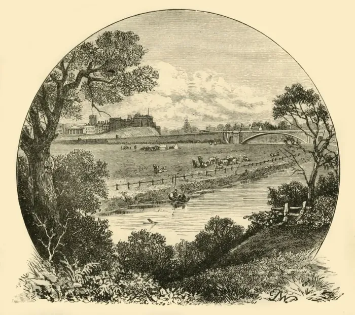 Framed Print : The Roodeye, from the Railway Bridge, 1898. Creator: Unknown Framed Print : The Roodeye, from the Railway Bridge, 1898. Creator: Unknown