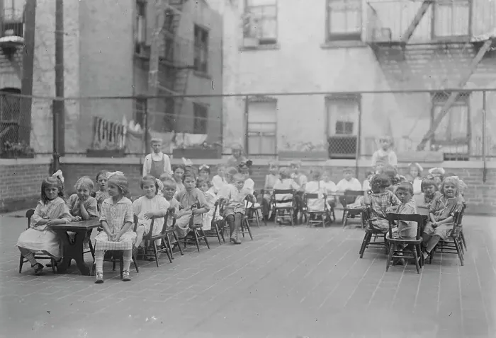 Framed Print : Roof, Lenox Hill Settlement, between c1915 and c1920. Creator: Bain News Service Framed Print : Roof, Lenox Hill Settlement, between c1915 and c1920. Creator: Bain News Service