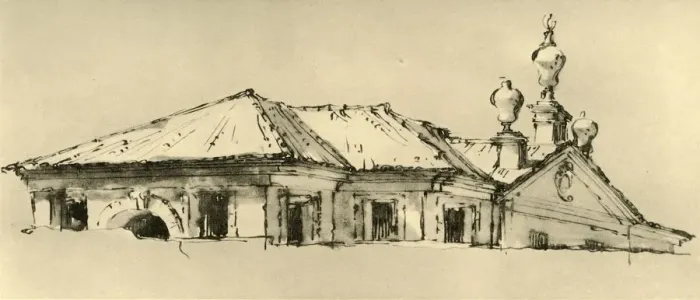 Framed Print : Roof-Storey of a Villa, 1757, (1928). Artist: Giovanni Battista Tiepolo Framed Print : Roof-Storey of a Villa, 1757, (1928). Artist: Giovanni Battista Tiepolo