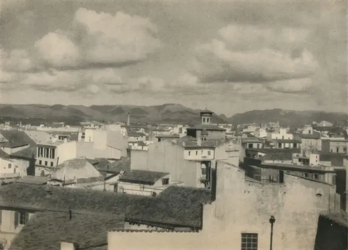 Framed Print : Roofs of Palma, Majorca, c1927, (1927). Artist: Reginald Belfield Framed Print : Roofs of Palma, Majorca, c1927, (1927). Artist: Reginald Belfield
