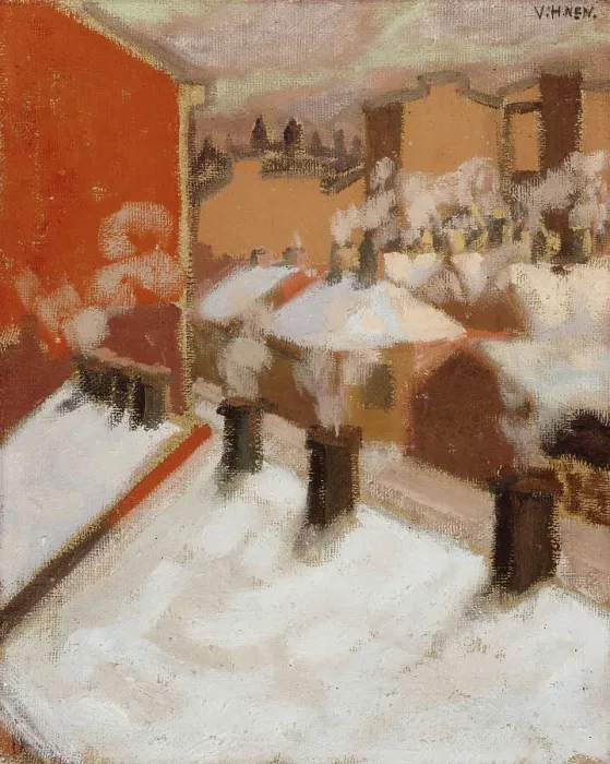 Framed Print : Roofscape. Creator: Vaino Hamalainen Framed Print : Roofscape. Creator: Vaino Hamalainen
