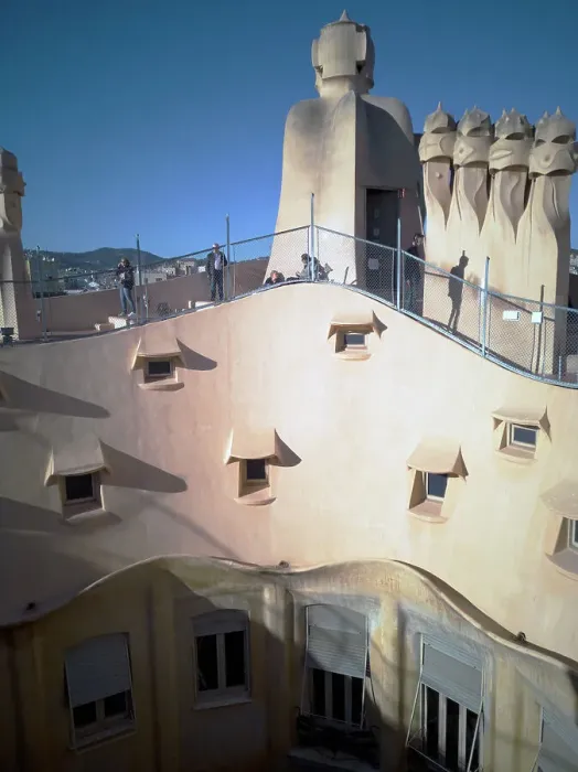 Framed Print : Rooftop of La Pedrera, Barcelona, Spain, 2020. Creator: Ethel Davies Framed Print : Rooftop of La Pedrera, Barcelona, Spain, 2020. Creator: Ethel Davies