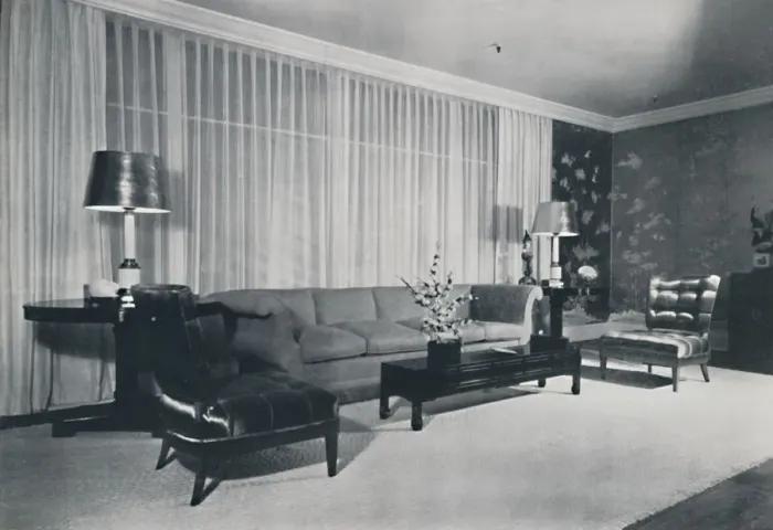Framed Print : A room arranged by Lord & Taylor of New York, 1942 Framed Print : A room arranged by Lord & Taylor of New York, 1942