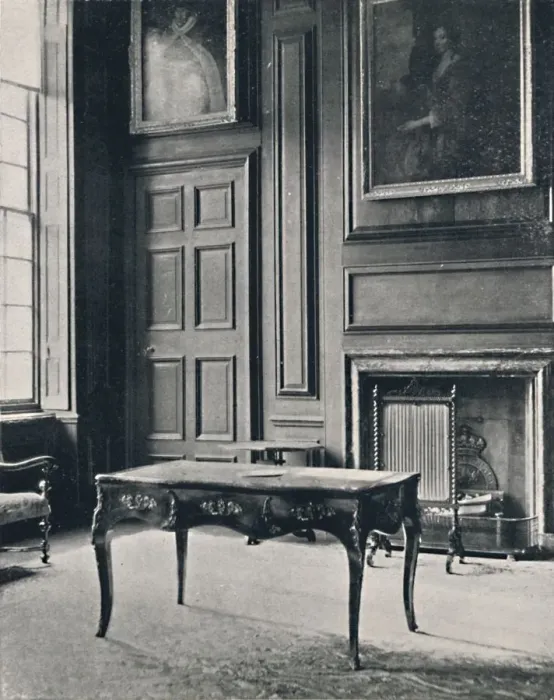 Framed Print : Room at Boughton House, with Chimney-Piece of the Early 18th Century, 1927 Framed Print : Room at Boughton House, with Chimney-Piece of the Early 18th Century, 1927