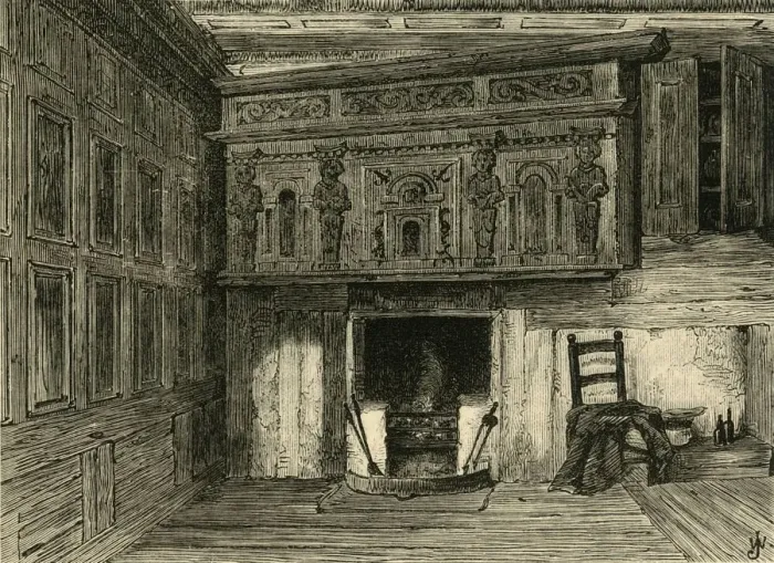 Framed Print : Room of a House in Fulwoods Rents (After Archer. ), (c1872). Creator: Unknown Framed Print : Room of a House in Fulwoods Rents (After Archer. ), (c1872). Creator: Unknown