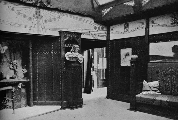 Framed Print : Room of the Prague School of Arts and Crafts, St. Louis, 1905 Framed Print : Room of the Prague School of Arts and Crafts, St. Louis, 1905