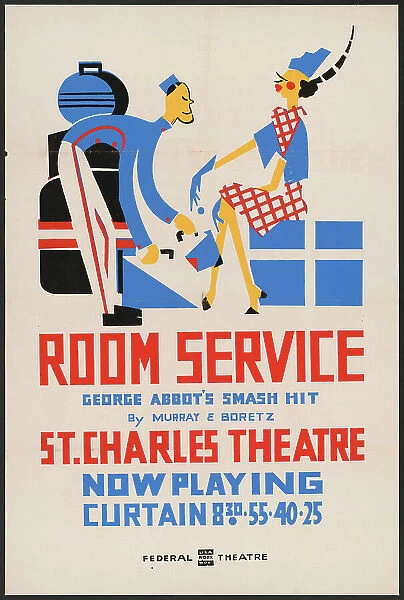 Room Service, New Orleans, 1939. Creator: Unknown