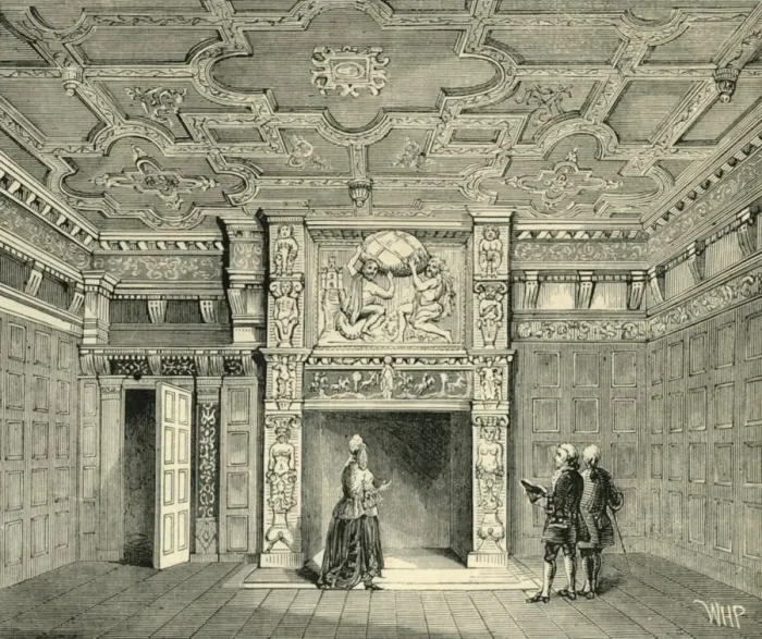 Framed Print : Room in Sir Paul Pindars House, (c1872). Creator: Unknown Framed Print : Room in Sir Paul Pindars House, (c1872). Creator: Unknown