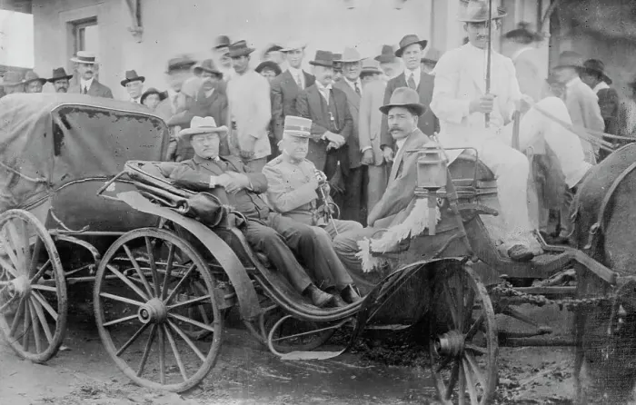 Framed Print : Roosevelt at Sorocabana, between c1910 and c1915. Creator: Bain News Service Framed Print : Roosevelt at Sorocabana, between c1910 and c1915. Creator: Bain News Service