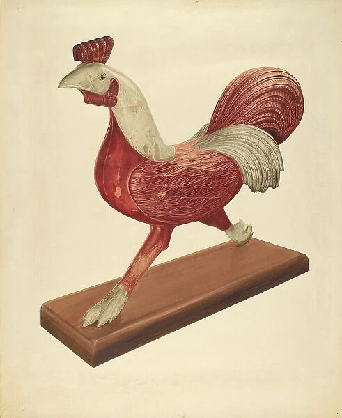 Rooster, c. 1938. Creator: Howard Weld