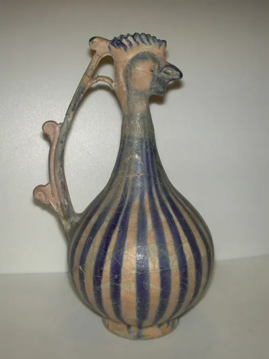 Framed Print : Rooster-headed Ewer, Iran, 13th century. Creator: Unknown Framed Print : Rooster-headed Ewer, Iran, 13th century. Creator: Unknown