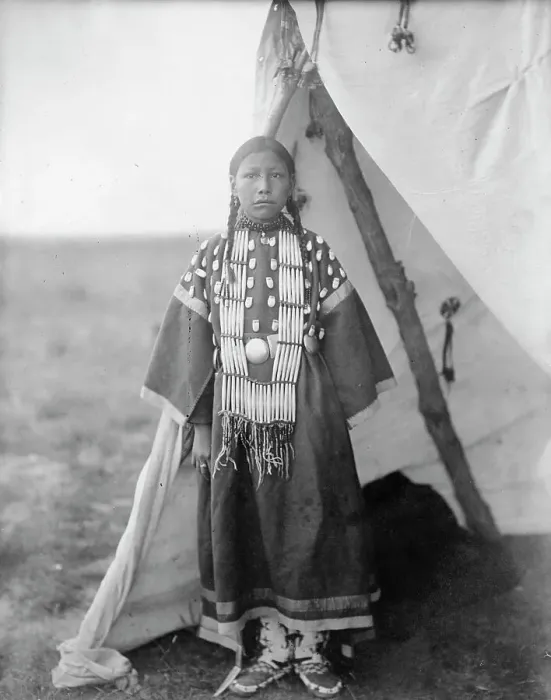 Framed Print : Rosa Lame Dog, c1905. Creator: Edward Sheriff Curtis Framed Print : Rosa Lame Dog, c1905. Creator: Edward Sheriff Curtis
