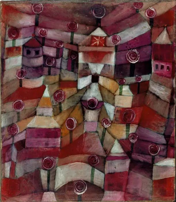 Framed Print : Rose Garden. Artist: Klee, Paul (1879-1940) Framed Print : Rose Garden. Artist: Klee, Paul (1879-1940)