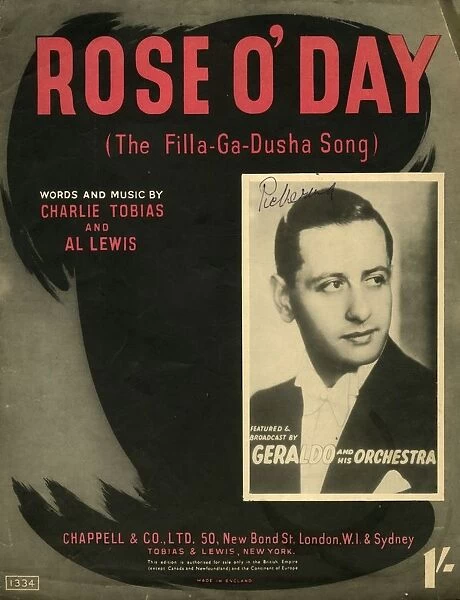 Rose O'Day (The Filla-Ga-Dusha Song), 1941. Creator: Unknown