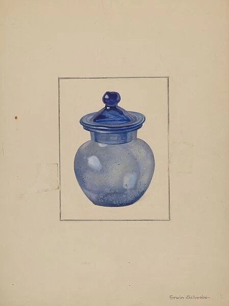 Rose Petal Jar, c. 1937. Creator: Erwin Schwabe