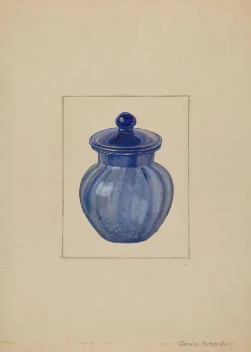 Framed Print : Rose Petal Jar, c. 1937. Creator: Erwin Schwabe Framed Print : Rose Petal Jar, c. 1937. Creator: Erwin Schwabe