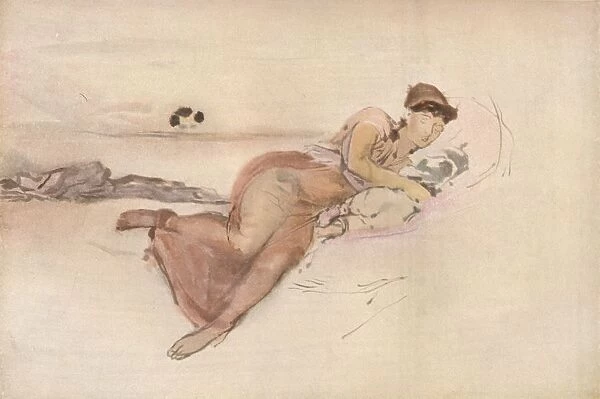 Rose and Pink, The Mothers Siesta, c1875. Artist: James Abbott McNeill Whistler