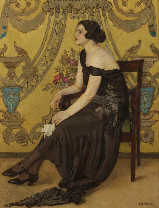 Framed Print : The Rose of Saaron-Portrait of Zofia Minderowa, 1923. Creator: Jozef Mehoffer Framed Print : The Rose of Saaron-Portrait of Zofia Minderowa, 1923. Creator: Jozef Mehoffer