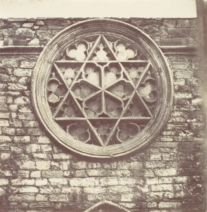 Framed Print : Rose Window, 1850s. Creator: Unknown Framed Print : Rose Window, 1850s. Creator: Unknown