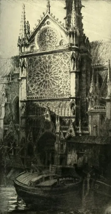 Framed Print : The Rose Window, 1908. Creator: Unknown Framed Print : The Rose Window, 1908. Creator: Unknown