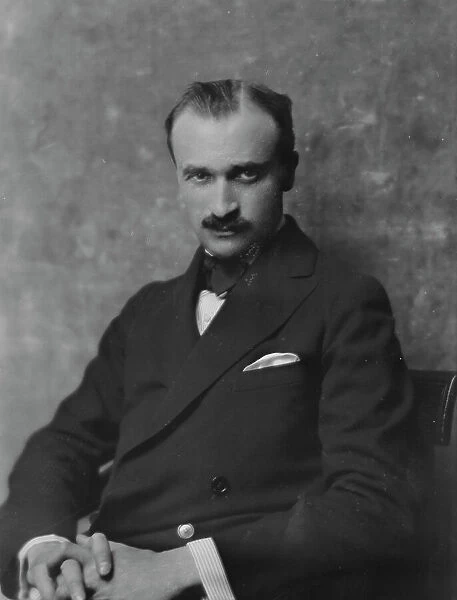 Rosen, Ernest, Mr. portrait photograph, not before 1916. Creator: Arnold Genthe