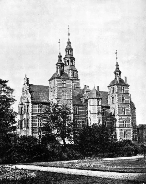 Framed Print : Rosenborg Palace, Copenhagen, Denmark, 1893. Artist: John L Stoddard