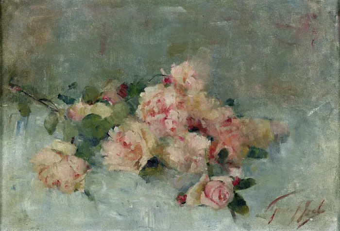 Framed Print : Roses, c1895. Creator: Grace Joel Framed Print : Roses, c1895. Creator: Grace Joel