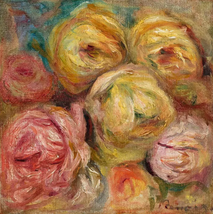 Framed Print : Roses. Creator: Renoir, Pierre Auguste (1841-1919) Framed Print : Roses. Creator: Renoir, Pierre Auguste (1841-1919)