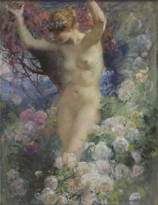 Framed Print : Among the roses (Parmi les roses), 1917 Framed Print : Among the roses (Parmi les roses), 1917