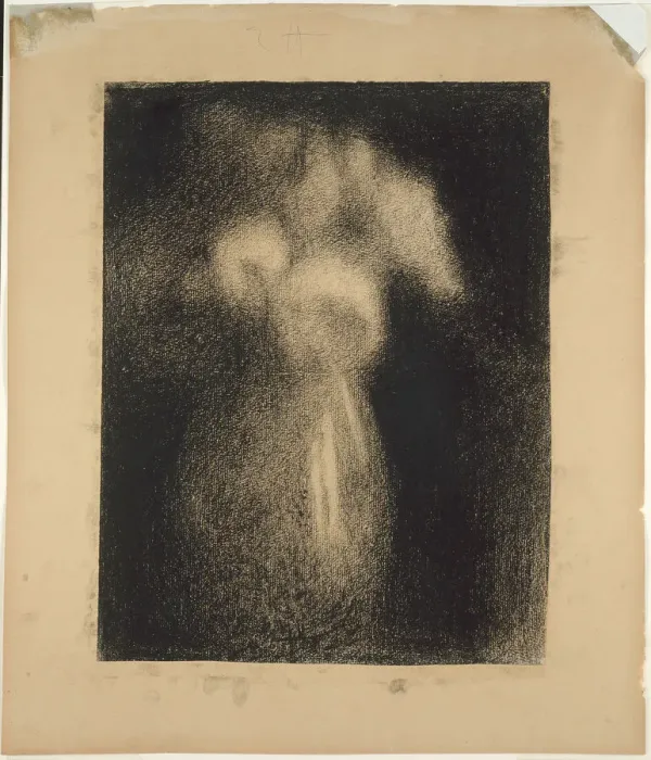 Framed Print : Roses in a Vase, 1881 / 83. Creator: Georges-Pierre Seurat Framed Print : Roses in a Vase, 1881 / 83. Creator: Georges-Pierre Seurat