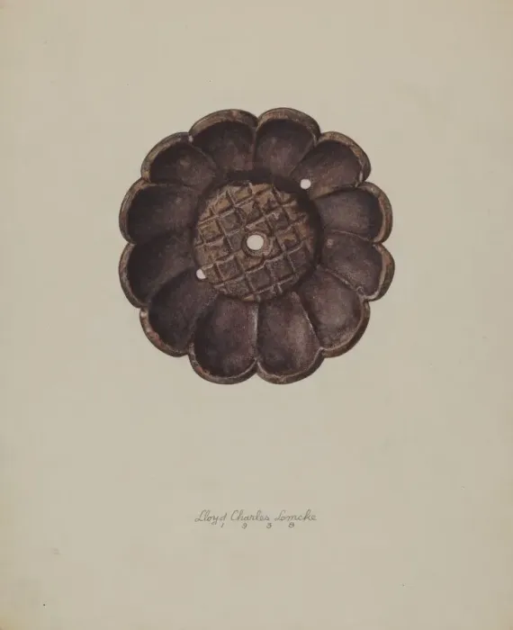 Framed Print : Rosette, 1938. Creator: Lloyd Charles Lemcke Framed Print : Rosette, 1938. Creator: Lloyd Charles Lemcke