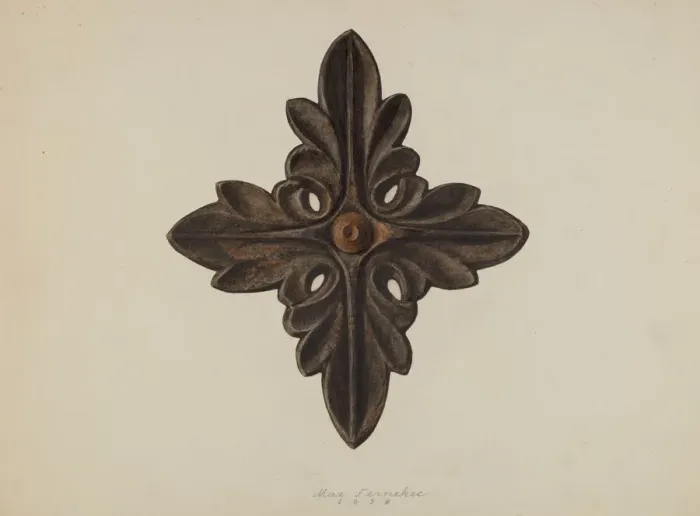 Framed Print : Rosette, 1938. Creator: Max Fernekes Framed Print : Rosette, 1938. Creator: Max Fernekes