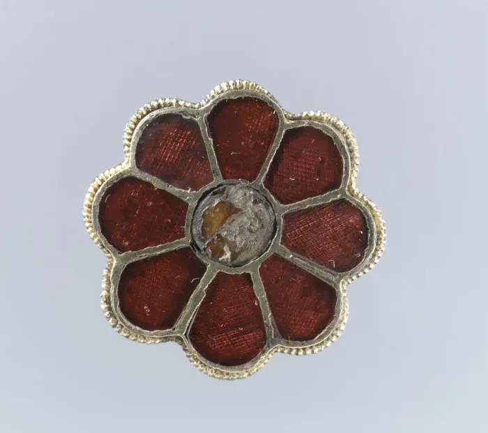 Framed Print : Rosette Brooch, Frankish, 6th century. Creator: Unknown Framed Print : Rosette Brooch, Frankish, 6th century. Creator: Unknown