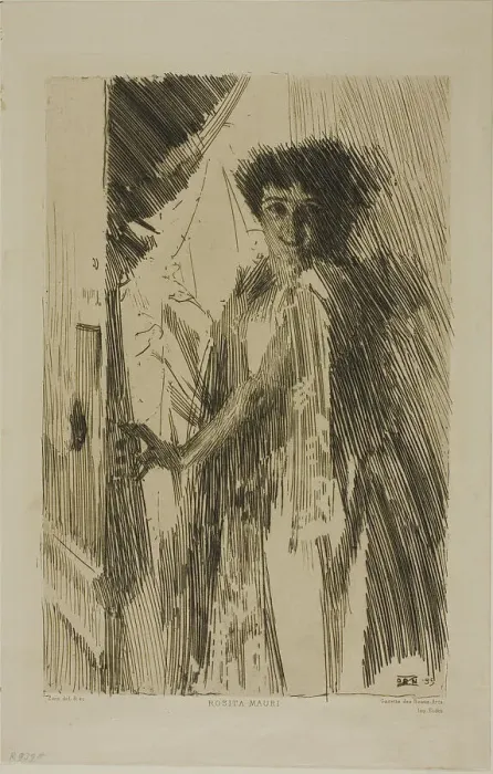 Framed Print : Rosita Mauri, 1889. Creator: Anders Leonard Zorn Framed Print : Rosita Mauri, 1889. Creator: Anders Leonard Zorn