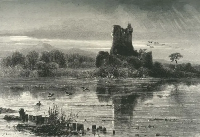 Framed Print : Ross Castle, Killarney, c1870 Framed Print : Ross Castle, Killarney, c1870