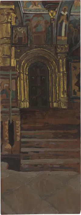 Framed Print : Rostov the Great. Interior of the Church of Our Savior na Senyakh Framed Print : Rostov the Great. Interior of the Church of Our Savior na Senyakh