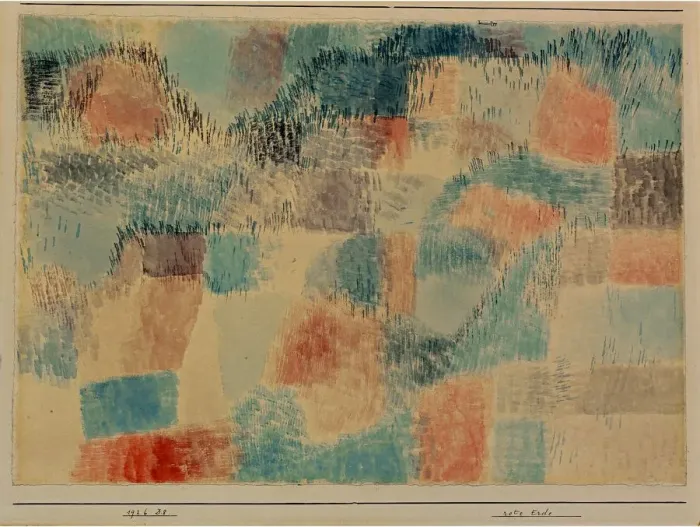 Framed Print : Rote Erde (Red Earth), 1926 Framed Print : Rote Erde (Red Earth), 1926