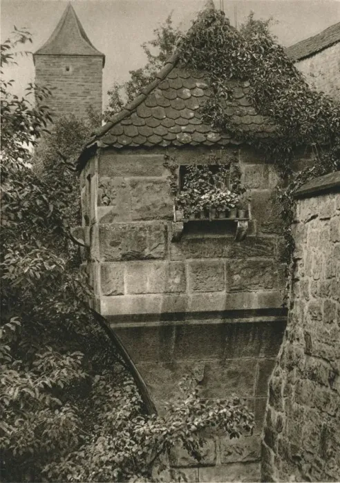 Framed Print : Rothenburg o. d. T. - Bow-window in the town-wall, 1931. Artist: Kurt Hielscher Framed Print : Rothenburg o. d. T. - Bow-window in the town-wall, 1931. Artist: Kurt Hielscher