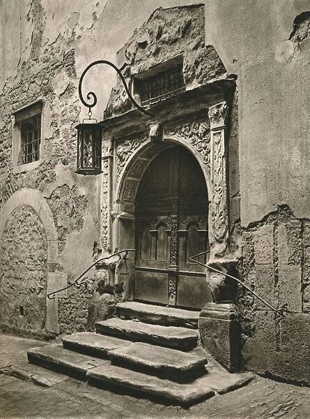 Rothenburg o. d. T. - Doorway of the old Town Hall, 1931. Artist: Kurt Hielscher
