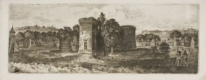 Framed Print : Rothesay Castle, n.d. Creator: John Clerk Framed Print : Rothesay Castle, n.d. Creator: John Clerk