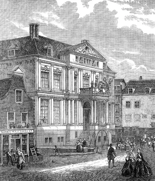 Framed Print : The Rotterdam Museum, lately destroyed by fire, 1864. Creator: Unknown Framed Print : The Rotterdam Museum, lately destroyed by fire, 1864. Creator: Unknown