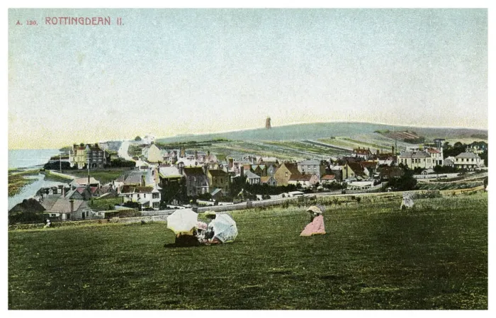 Framed Print : Rottingdean, Sussex, early 20th century(?) Framed Print : Rottingdean, Sussex, early 20th century(?)