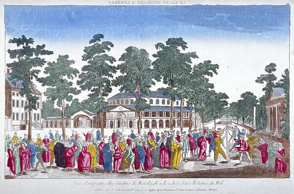 The Rotunda and Ranelagh House in Ranelagh Gardens, Chelsea, London, c1760